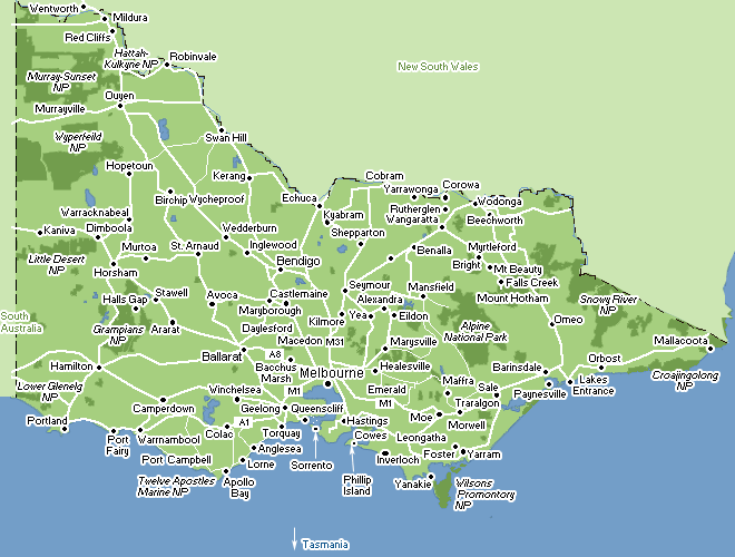 victoria map